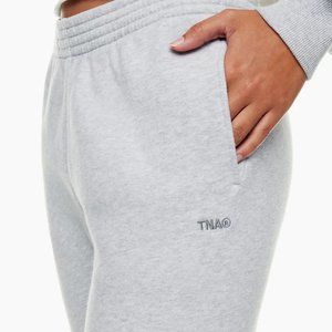 Aritizia Tna Cozy Fleece Perfect Flare Sweatpant - NWT/Gray